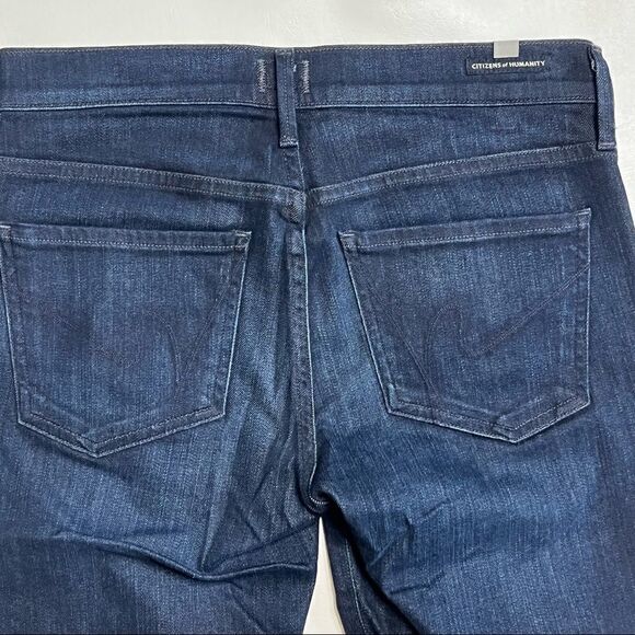 Citizens of Humanity | Dark Denim Mid Rise Bootcut Jeans - Picture 7 of 7